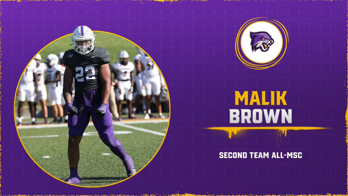 BU_FootballTN's tweet image. Congratulations to Bethel LB Malik Brown on being selected Second Team All Mid-South Conference!

#CountOnMe | #FastestShowOnTurf