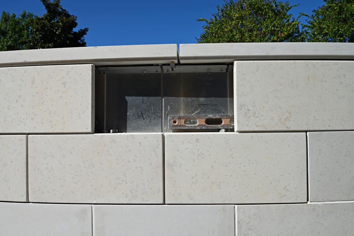 DBI worked from conceptual design to select the stone materials and develop wall and paving installation for a new family cemetery project at Sparkman-Hillcrest Memorial Park in #Dallas. Suppliers: Polycor Inc.; Eden/Valders Stone Company; Eickof Columbaria; Rock of Ages. #tx