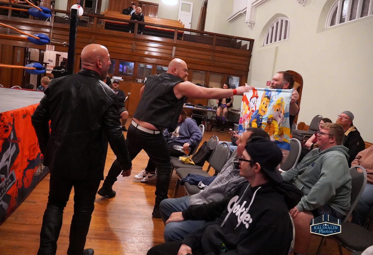 CAN I HAVE EVERYONE'S ATTENTION. WE ARE THE SWOLE PATROL, NOT THE PAW PATROL. ANYONE WHO CONTINUES TO CHANT "PAW PATROL" OR BRING PAW PATROL PARAPHERNALIA TO MATCHES WILL BE DEALT WITH IN THE MOST SEVERE OF CONSEQUENCES!! THANK YOU FOR YOUR ATTENTION TO THIS MATTER.
-Swole Patrol