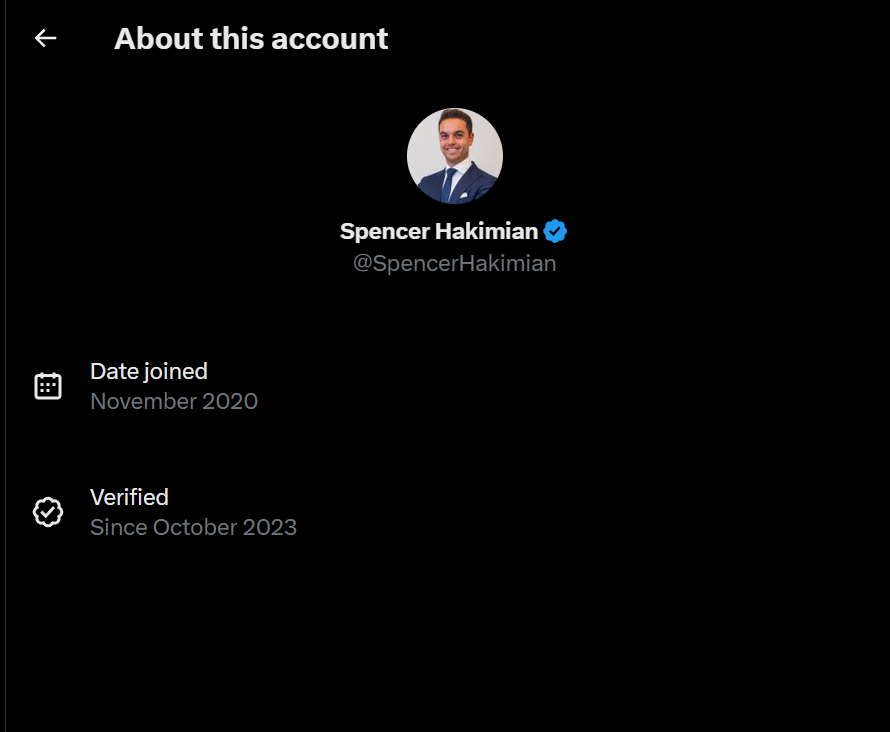 ImMattjustMatt's tweet image. 🚨BREAKING: Spencer is lying, as always

The account based information is not public yet