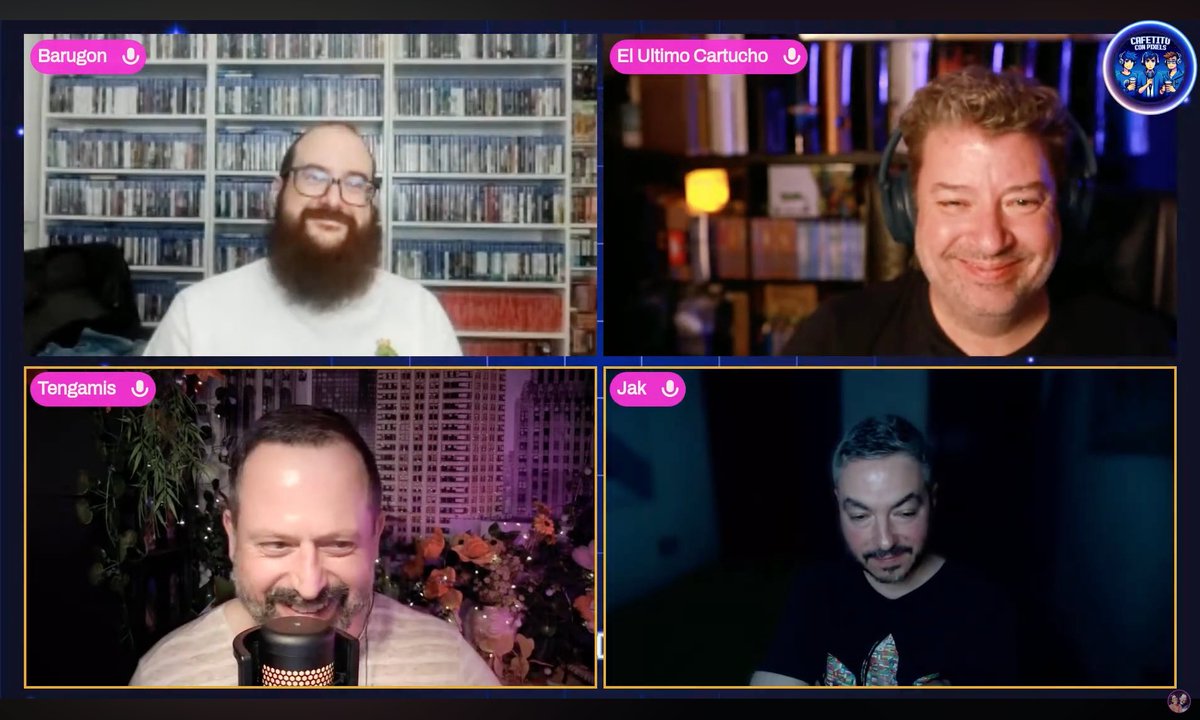 Cafetito_Pixels's tweet photo. VOLVEMOS en DIRECTO!  21H HOY Temporada 2 Episodio 7 de Cafetito con Pixels. 

¡Hablaremos de Objetivos y Expectativas de Coleccionistas 2025 y Ports Imposibles!
 #PodcastGaming 

🎙️A los micros  
@Jak_is_Vak
@ultimocartucho
@Barugon_tai 
@Tengamis  

🙋Os esperamos! https://t.co/HSsgprkqnX