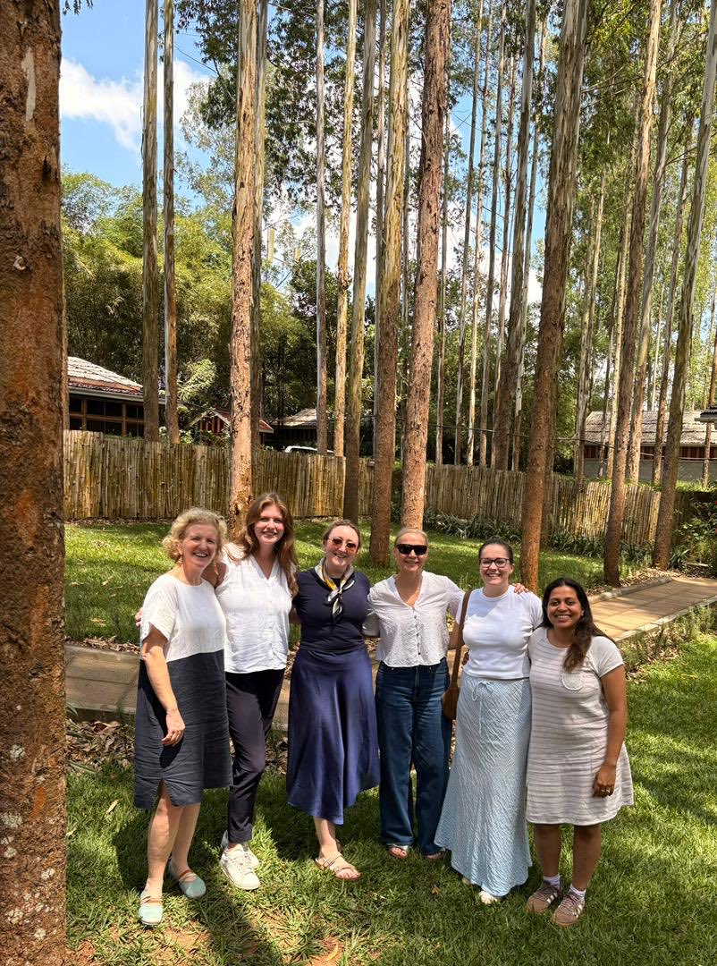 IEAmbUganda's tweet photo. How lucky am I to work with this fab team every day?? Feeling inspired and energised after a review and planning workshop in the forest. Colour coordinated Irish colleagues to boot!! https://t.co/Qy8vW8jtqB