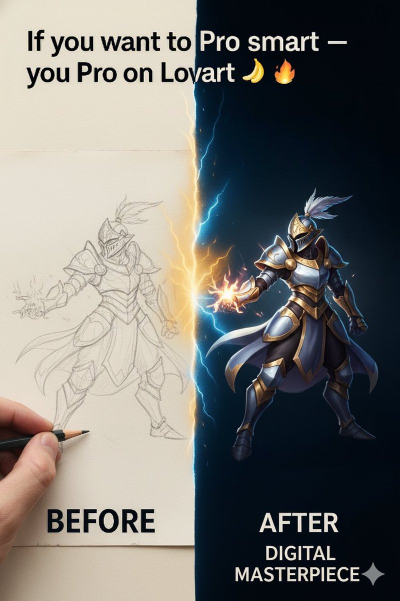 sabirhkn's tweet image. Unlock your creative potential!

Ever wondered how a rough sketch transforms into a stunning digital masterpiece? See the magic in action!

Before ➡️ After: The journey from pencil to pixel.

#DigitalArt #ConceptArt #CreativeProcess #ArtTransformation