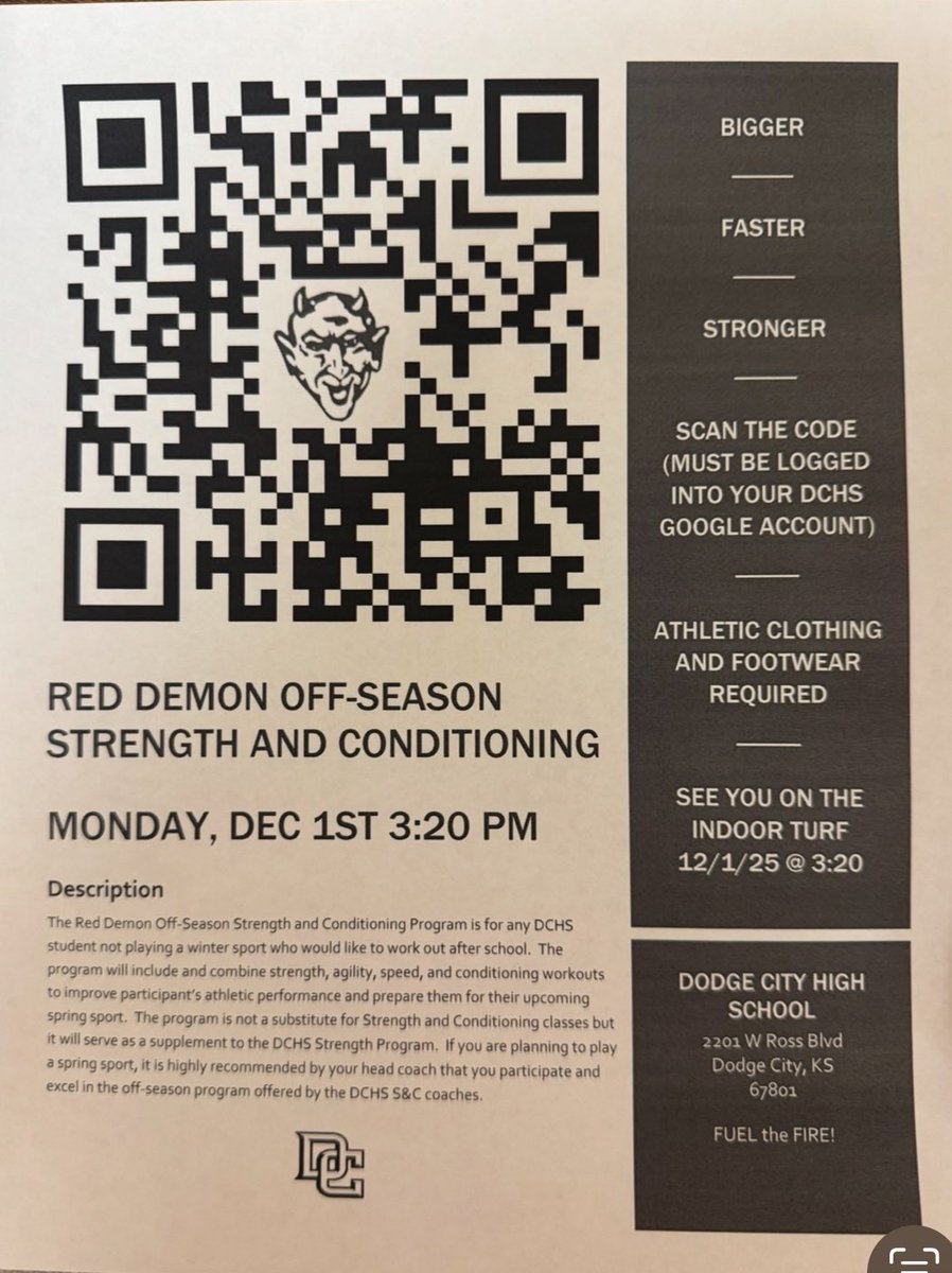 Dodge City Red Demon Baseball tweet media