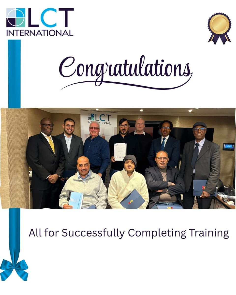 LCT_UK's tweet photo. Congratulations to all our delegates completing their programme in London today! 📷
Your dedication and enthusiasm have made this week truly inspiring.
Here’s to new skills and new opportunities ahead. 📷
#LondonTrainingng  #ProfessionalDevelopment #lctinternational https://t.co/loxBbGMbdc