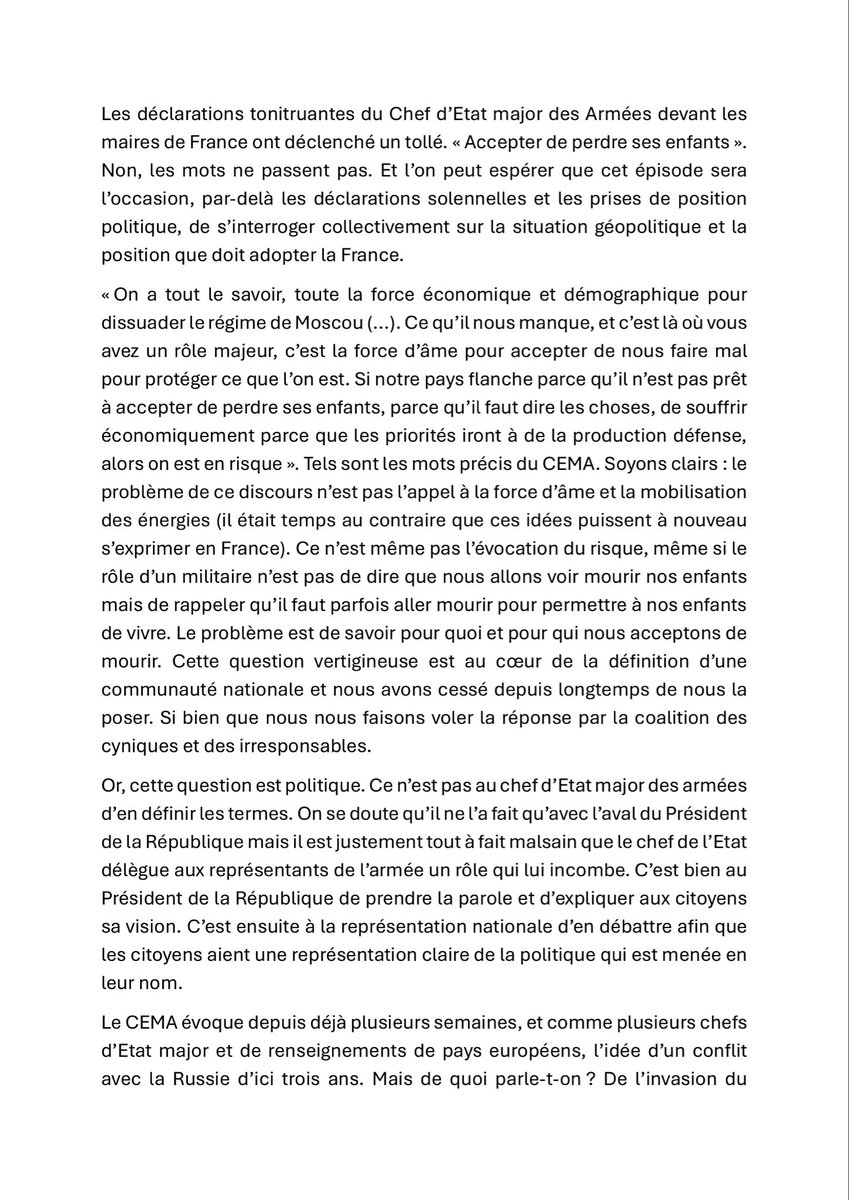 NPolony's tweet image. Le CEMA, le Président et les citoyens…