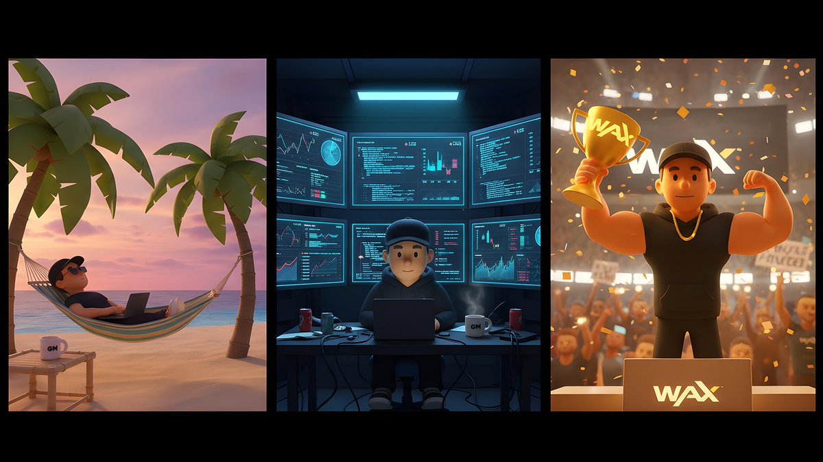 WAX_io's tweet image. 🔥 Friday Vibes

The week’s almost over. Your options: rest, grind, or flex that WAXP stake like a pro.

Whatever you choose, make it count.