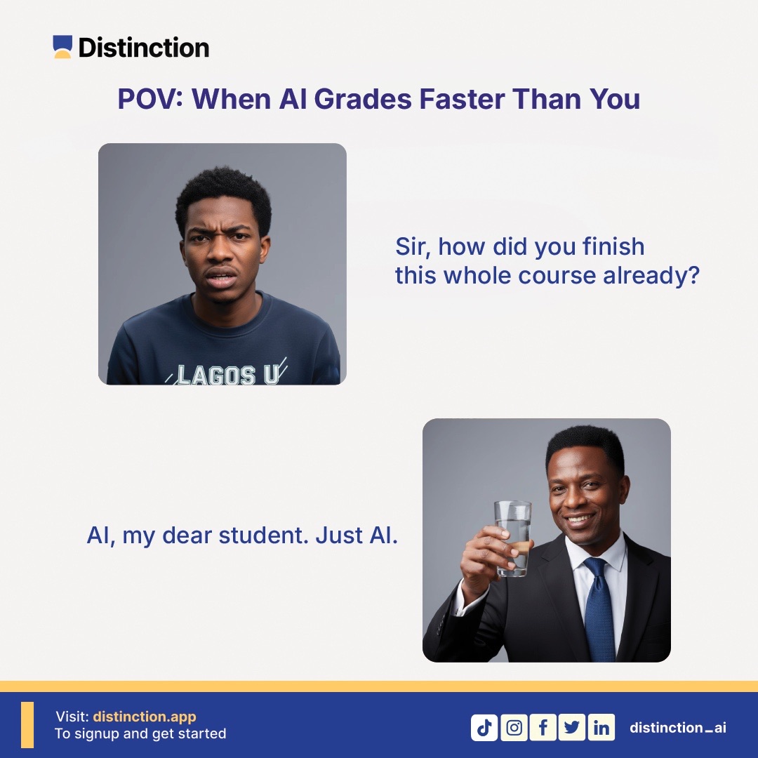 getDistinction's tweet image. Every lecturer has a secret weapon — yours could be AI.
 Create your next course in 2 minutes and earn from it 💡
 👉 distinction.app/earn-with-expe…
 #CreateAndEarn #FlexiSAF