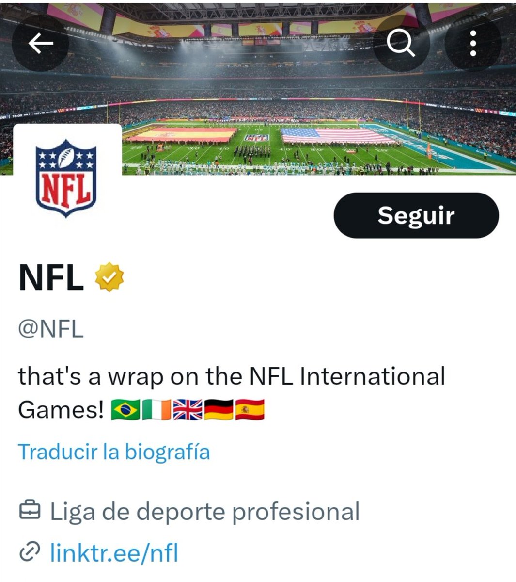 _Benito___'s tweet image. La NFL ha puesto el Bernabéu en el encabezado d su cuenta d X

Rubén Uria: &quot;La NFL no quedó nada contenta&quot;