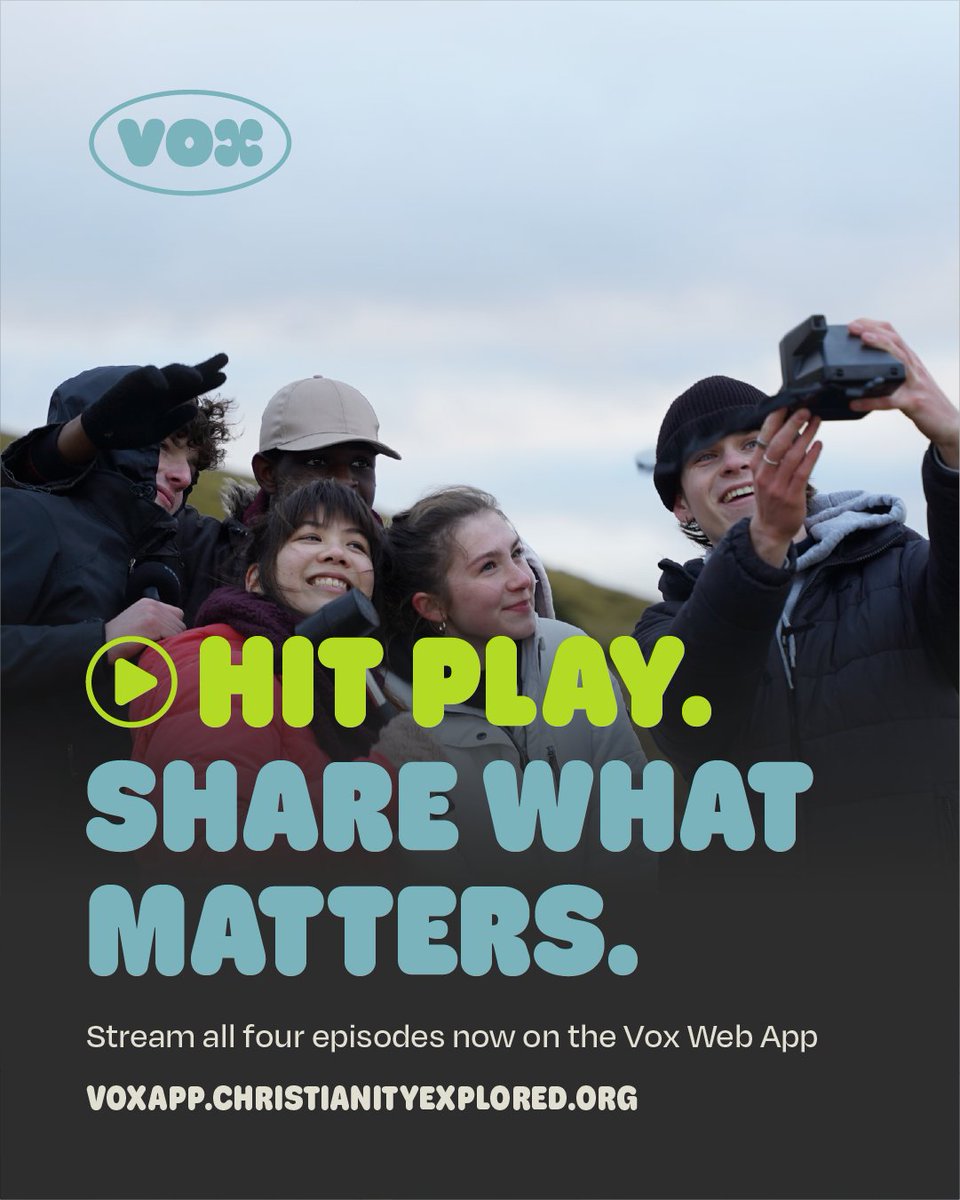Explore Vox on the go!📱

With our web-based app, you can access all the videos, discussion questions, passages of scripture and more - great for exploring the series one-to-one or in a smaller group!

Go to: eu1.hubs.ly/H0pV0tk0