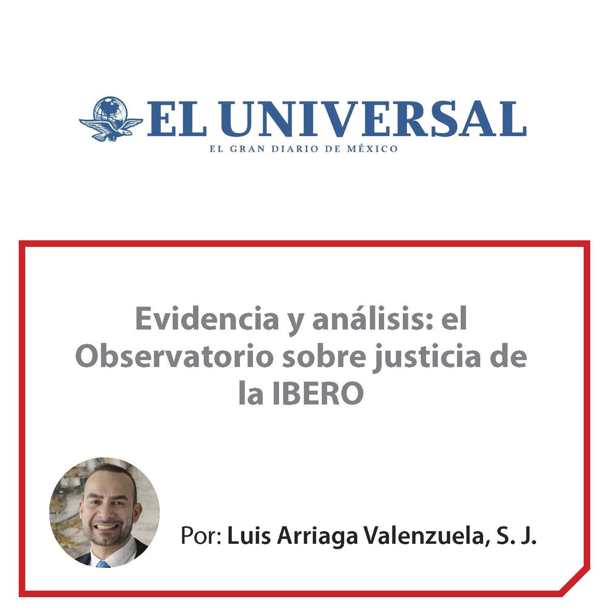 #Opinión | “La justicia en México no va bien”.

El Dr. Luis Arriaga Valenzuela, S.J., Rector de la IBERO, presenta el Observatorio IBERO sobre el Sistema de Justicia: evidencia, enfoque local y trabajo interdisciplinario para proponer cambios reales. 

Incidir desde la academia