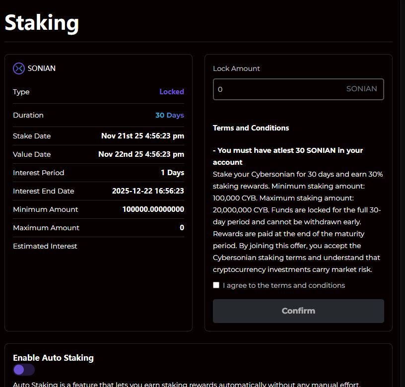 Sonian_ex's tweet image. 🔥 LEVEL 1 STAKING — COMPLETED 🔥
 20,000,000 SONIAN — FULLY FILLED
Our first staking level didn’t just launch…
It sold out instantly.

🔒 Locked: 30 Days
💰 Yield: 30%
🏁 Status: POOL FILLED — 20,000,000 SONIAN
📅 Rewards will be paid automatically at the end of the 30-day…