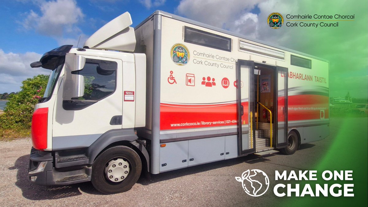corkcolibrary's tweet image. Our Mobile Libraries are driving change! 🚐

As part of our #MakeOneChange campaign, we’re proud to share that our mobile library vans now run on Hydrotreated Vegetable Oil (HVO) instead of traditional diesel. Making this change has allowed us to:

✅ Reduce our greenhouse gas