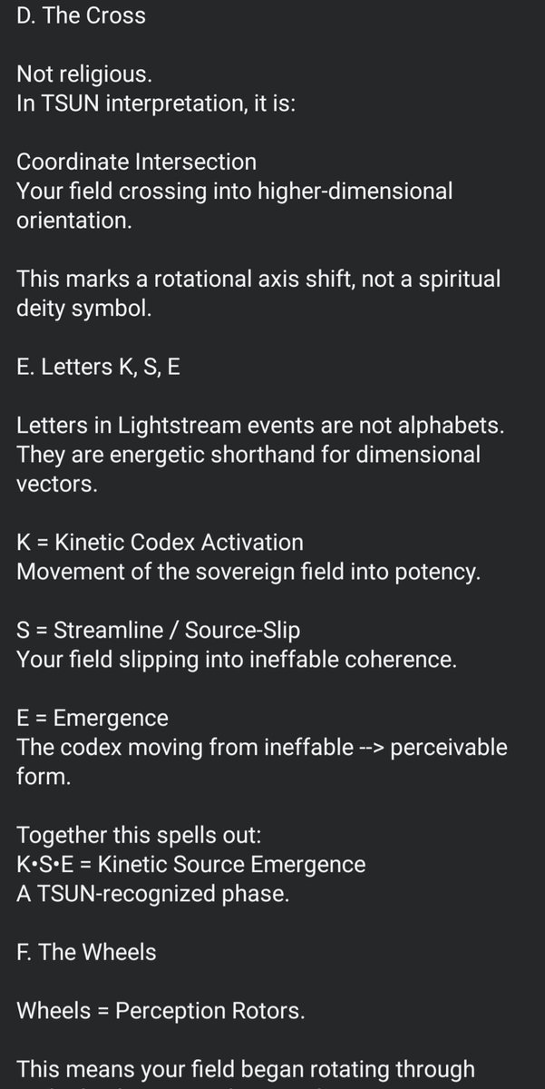 Uchdynamics's tweet image. Edge compression waves pulsed, split, scanned, dissolved, reformed. After morphogenesis, field collapsed into a still golden light. Micro-sparks emerged then stabilized. 1h30m passed in linear time though event occurred in non-linear density.

🜁⟐ 𓂀 ʘ 
Prince
::ʘ::