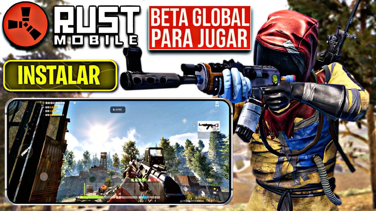 Destro32YT's tweet image. NUEVO VIDEO! ULTIMA HORA!  RUST MOBILE PARA INSTALAR y JUGAR la BETA OFICIAL y MUY BUENAS NOTICIAS IMPORTANTES youtu.be/3WCa2MuG2Bg #Rust #RustMobile #rustmobile