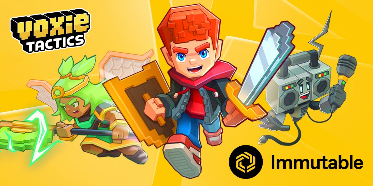 VoxieTactics's tweet image. We’re excited to announce a Strategic Partnership with @Immutable, a global leader in gaming and Web3!

Voxie Tactics players will now be able to engage with Immutable Play, unlocking new quests, exclusive rewards and more!

➡️ Read what this means for the Voxies community in our…