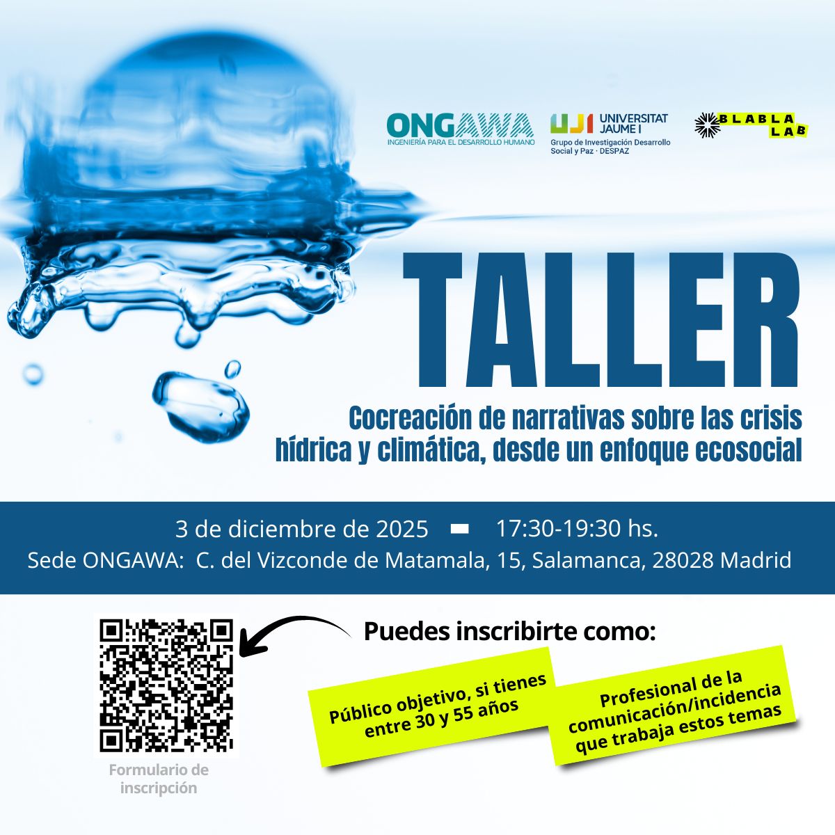 ¿Tienes entre 30 y 55 años, vives en Madrid, y te preocupa la emergencia climática?

Igual esto de <a href="/blablalab_clima/">BlaBlaLAB.eu</a>  te puede interesar: