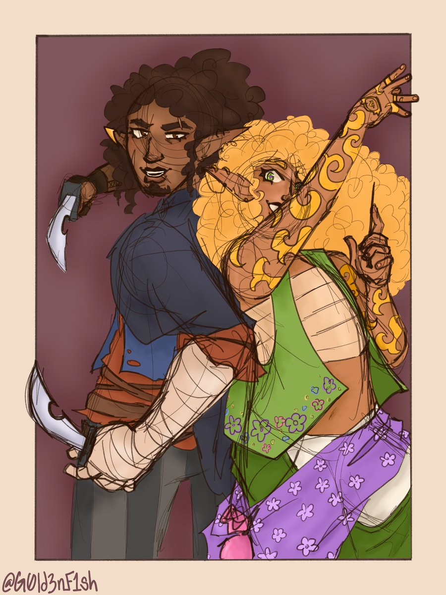 G0ld3n_F1sh's tweet image. Vengolor brothers art I’ve been thinking about them too much I HAVE to stop