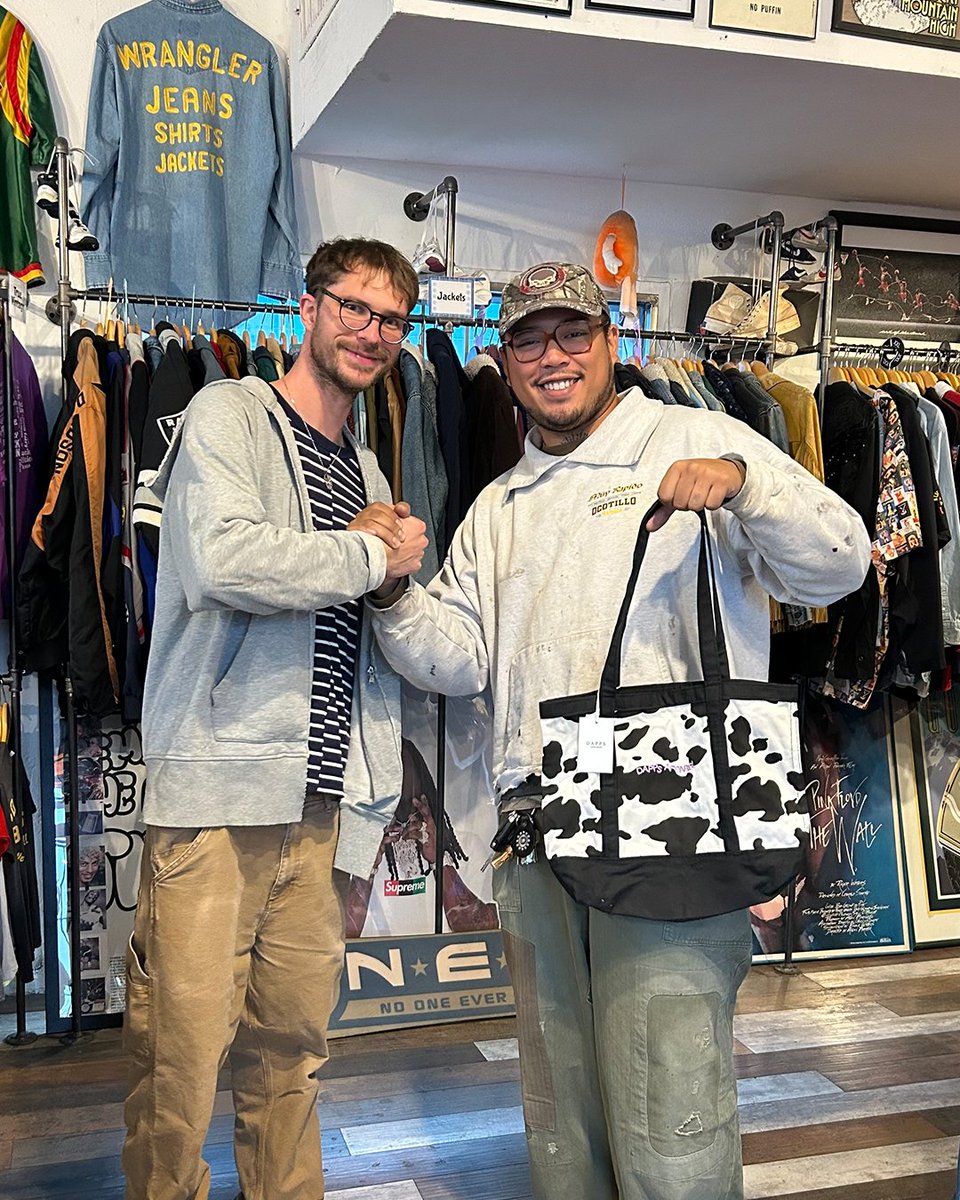 drewdapps's tweet image. Proud moment for your boy right here 🥹 First ever brick and mortar boutique to carry Dapps Apparel... Much love to my people over at SOHN LV for believing in the vision 🤝🤍