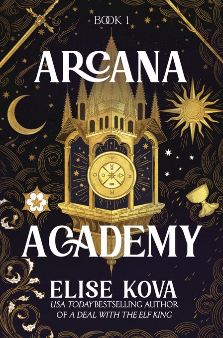 ARCANA ACADEMY <a href="/EliseKova/">Elise Kova can be found elsewhere...</a>
is a book you DO NOT want to miss!! amzn.to/49E4aIk #ArcanaAcademy