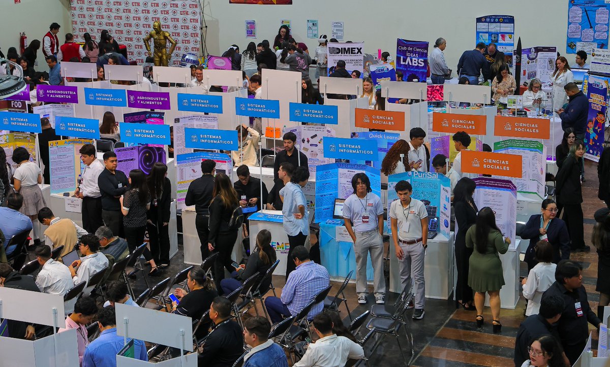 SoyUnison's tweet image. Cerca de 100 proyectos de ciencia, tecnología e innovación participaron en la eliminatoria estatal de la Feria Mexicana de Ciencia e Innovación (FEMECI), realizada este 21 de noviembre en el Centro de las Artes, en el marco de la EXPO Sonora: unison.mx/nota/?idnoti=3…