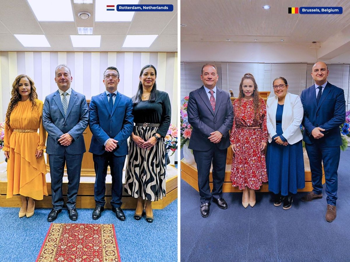 CGMJCIofficial's tweet photo. Photo Gallery: Visit of Brother Carlos Alberto Baena and Sister Raquel Hernandez to the Netherlands 🇳🇱 Belgium 🇧🇪, and France 🇫🇷
https://t.co/et4ppLo7Vl

Amsterdam, Tuesday, November 11

Rotterdam, Thursday, November 13

The Hague, Friday, November 14

Brussels, Sunday, November 16

Paris, Monday, November 17