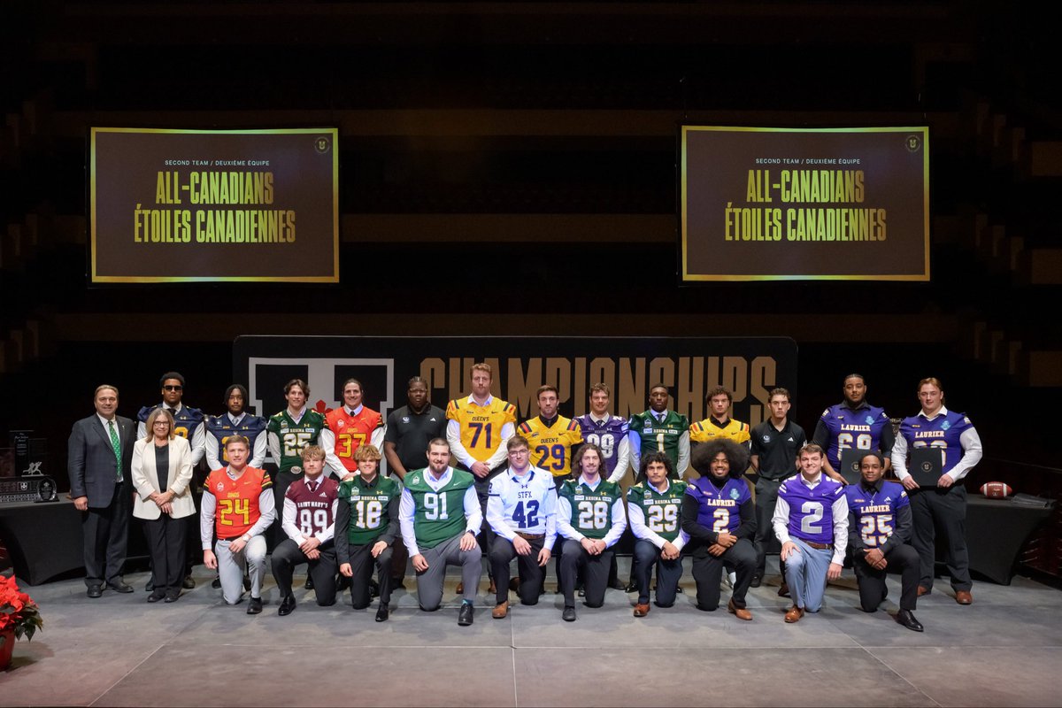 SMUHuskies's tweet image. A couple more photos of our Huskies football All-Canadians Ryan Butler and Chandler Zinck-Marier, along with Coach Sumarah at last night’s Vanier Cup banquet!

Full story: smuhuskies.ca/sports/fball/2…
