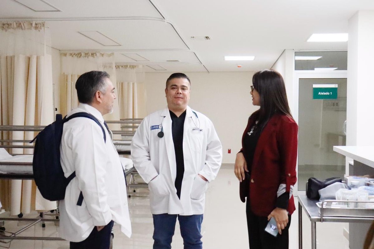 Integrantes del H. Consejo Consultivo y la titular del #IMSSSonora, Angélica Mariel Martínez López, supervisan el Hospital General de Zona no. 15 en Hermosillo, el cual se encuentra en su etapa de recepción de moderno equipamiento para una atención digna a sus derechohabientes.