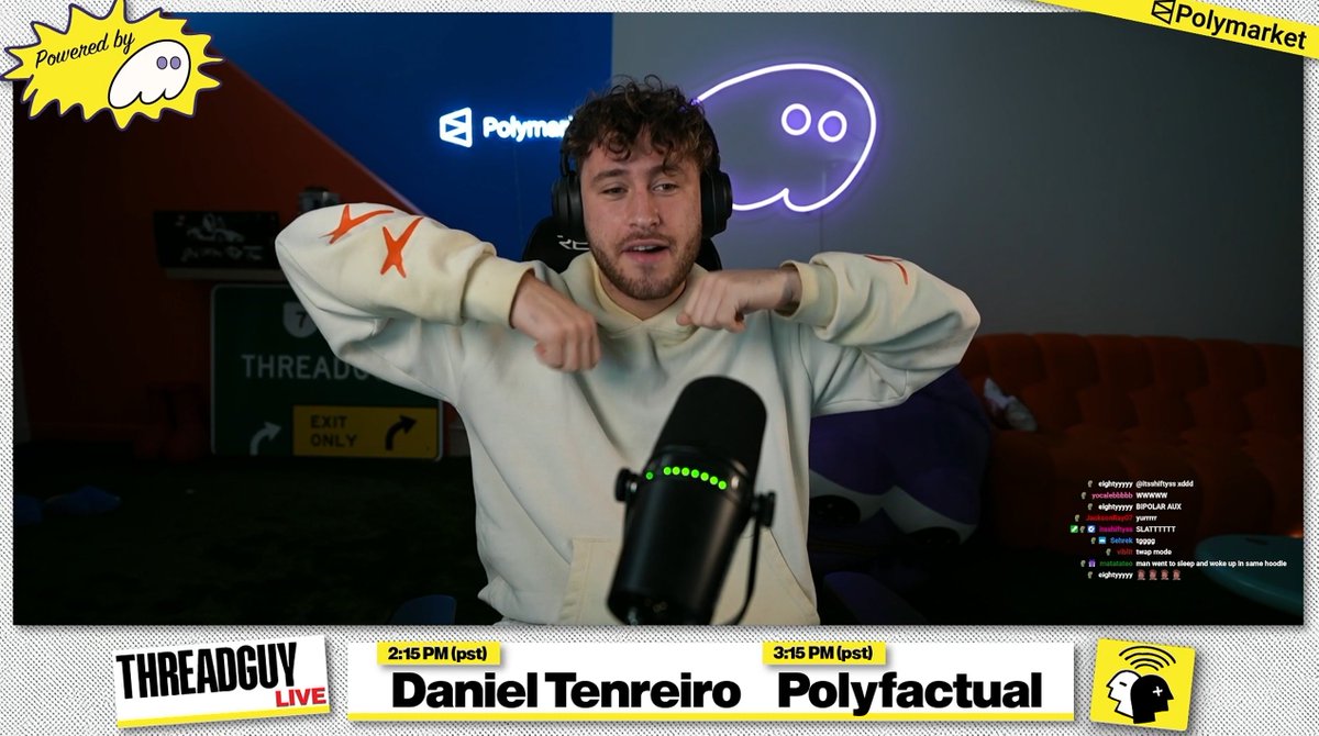 Threadupdates_'s tweet image. Threadguy is now LIVE  

twitch.tv/threadguy