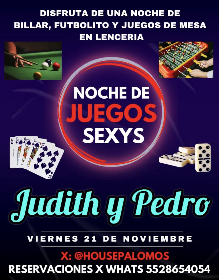 Hola 
A quien veremos hoy en <a href="/HousePalomos/">Palomos House</a>? 
A pasarla rico como siempre 😈