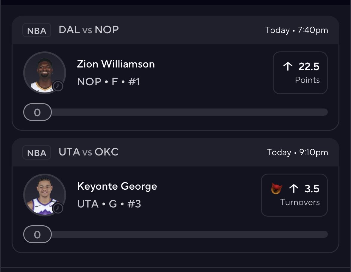FRIDAY 3.5x ON #PrizePicks 😈

$25 to a person who ❤️’s/RT’s if we SWEEP! 🤝

Just need 2! 📈

Good luck if you’re tailing! 🙏

prizepicks.onelink.me/gCQS/shareEntr…