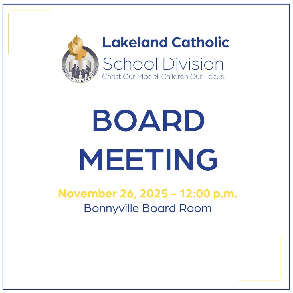 Lakeland Catholic School Division tweet media