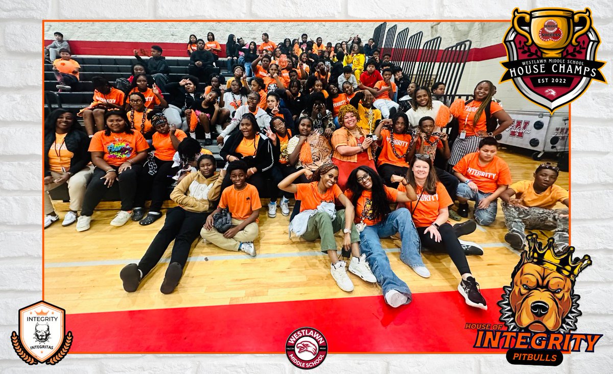 WestlawnTCS's tweet photo. Congrats to The Pitbulls of The House of Integrity (7th Grade Pod 1) for winning the House Cup for November 2025 with 1,650 points! 🏆
#FalconPride #WeAreWestlawn #WestlawnTCS #WestlawnExplores #MiddleSchoolMatters #SchoolofCharacter #CoreValues
@TCSBoardofEd
@CharacterDotOrg https://t.co/oV1jHYdoK1