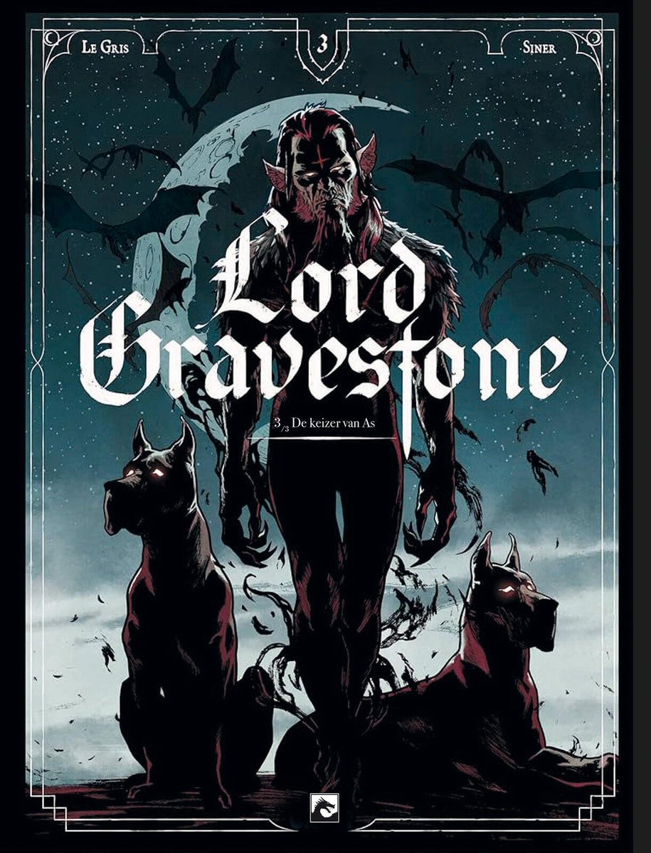 stripland_BENL's tweet photo. In dit duistere en gotische slot van de trilogie, herenigt #LordGravestone zich met zijn verloofde Mary, nadat hij is bedrogen door de stryge Camilla. Naast deel 3 verschijnt komende week ook een collector's pak met stofomslag. #LeGris #Siner #DarkDragonBooks https://t.co/JA7yMXMVqh