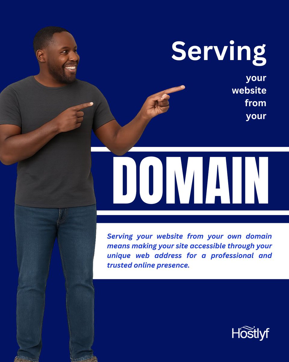 hostlyf's tweet photo. 📷 Want Your Website to Look Professional?
Start serving it from YOUR own domain name!
When your website runs on your personal domain, it instantly boosts credibility, strengthens your brand, and makes it easier for customers to find and trust you. No more generic links — your... https://t.co/nkiXSrwOVM