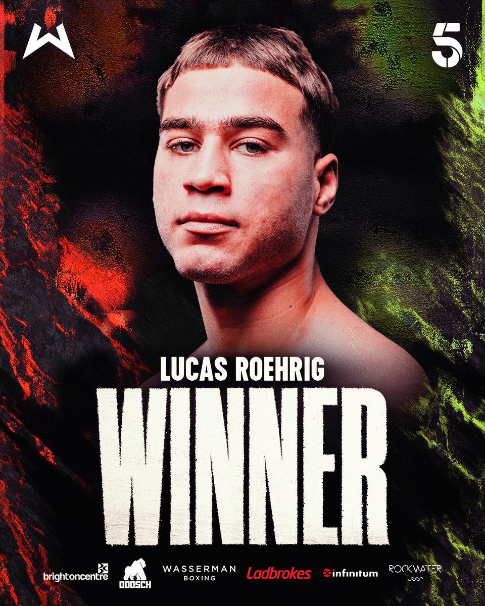 WassermanBoxing's tweet image. What a war ⚔️

Lucas Roehrig comes out victorious from his 8 round battle with Brice Clavier 🏆

Main event next, live on @Channel5Sport 🍿

@Ladbrokes | @SauerlandBros | @InfinitumEnt | #APointToProve