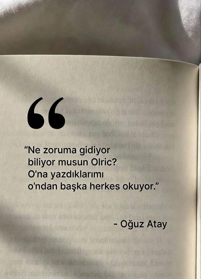 Oğuz Atay / kitap sözü