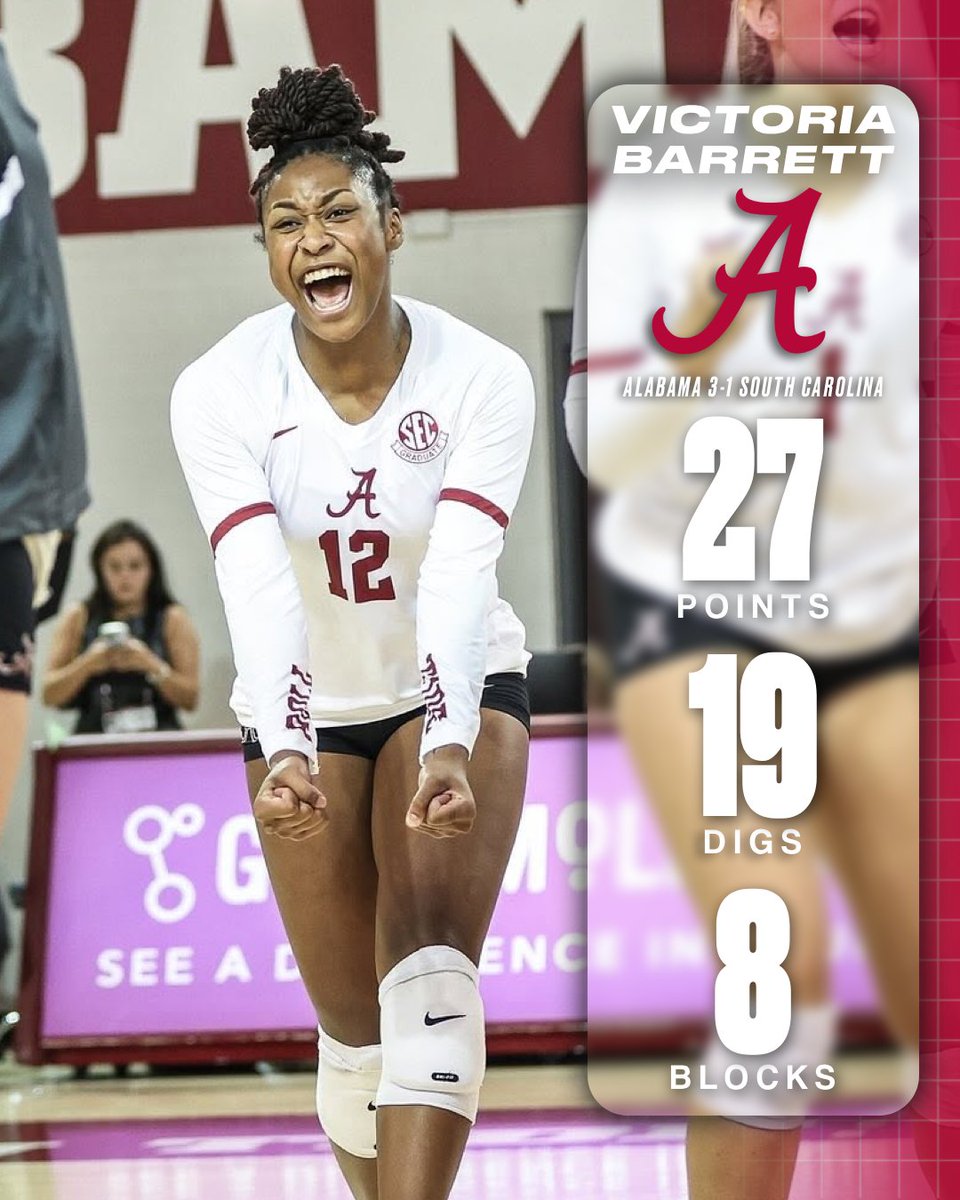 Bama is moving on ➡️

Victoria Barrett's near triple-double leads Alabama to an SEC tournament win over South Carolina 🔥