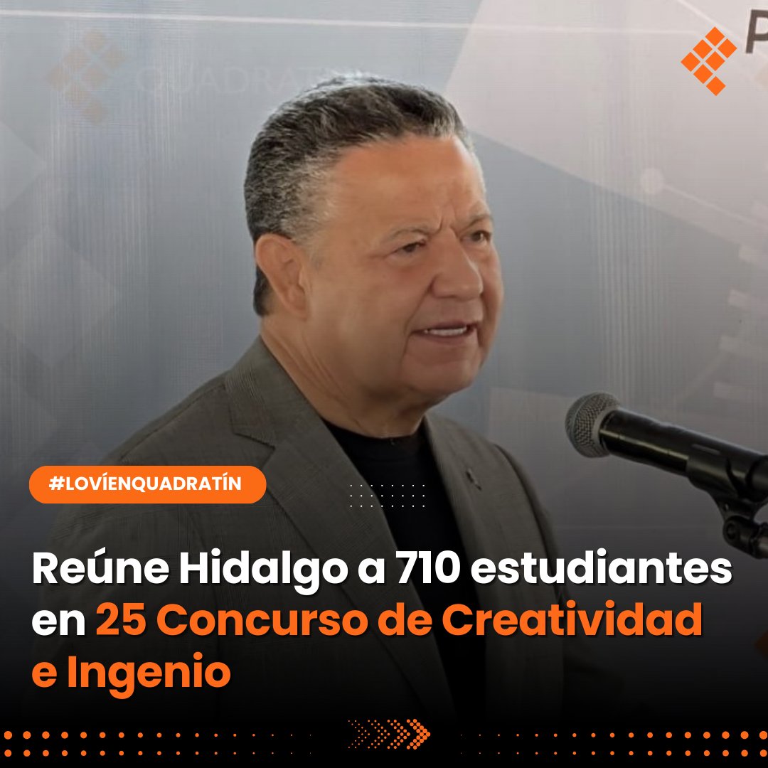 Quadratin_Hgo's tweet photo. 🔴👉 El gobernador Menchaca señaló que el concurso reforzó la preparación académica y la vinculación con sectores productivos, pues la competencia global exige formación sólida 
https://t.co/jgLmA8XJaJ
#LoVíEnQuadratín https://t.co/MKX2tJYsw7