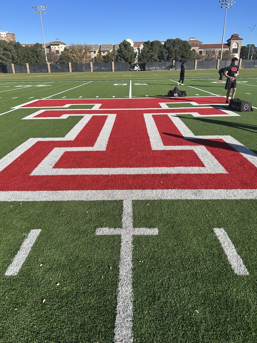 Thank you to Texas Tech for allowing us to do a walk thru for round 2 tonight!!