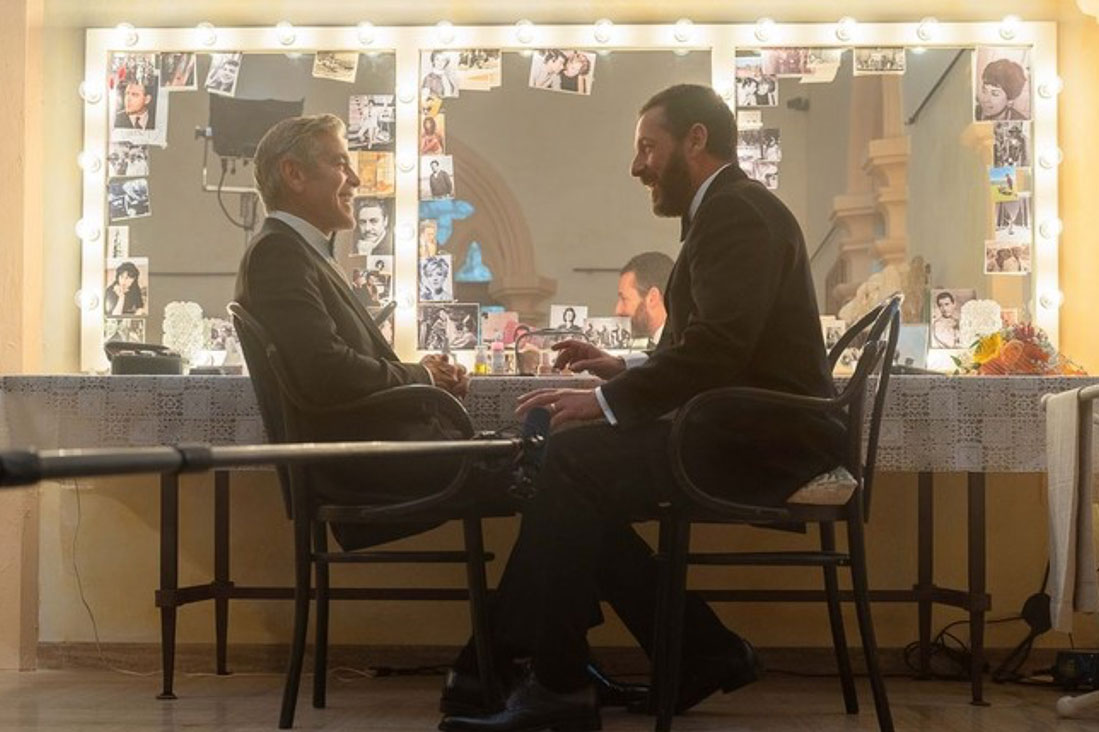 🎥🍿 Now playing—JAY KELLY—starring Adam Sandler and George Clooney! Film discussion on 11/22 after the 7:30PM show. For showtimes and tickets, go to plazamac.org.