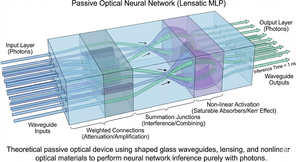 _quanta_'s tweet image. Introducing: The Passive Lensatic Optical Neural Network (#PLONN)