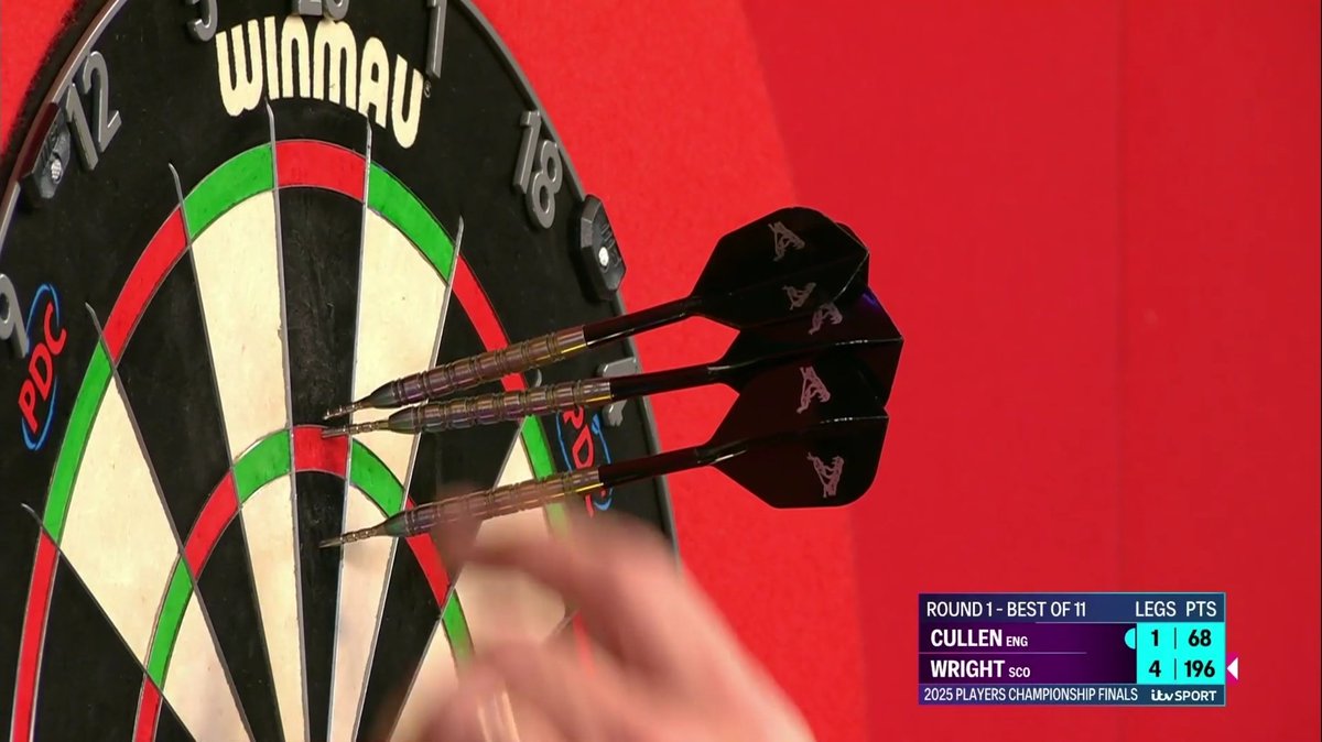 NotPeterWright's tweet image. 🚨 | 2025 Players Championship Finals 🎯

Peter Wright is rocking the classic Snakebite 1s for his opening Round 1 Players Championship Finals match against Joe Cullen 🐍

#pdc #darts #reddragon #darts #peterwright #snakebite #winmau #playerschampionshipfinals #itvsports