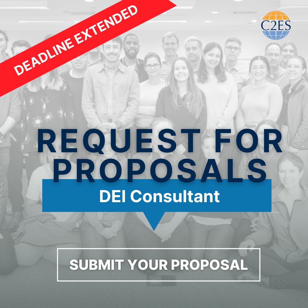 C2ES_org's tweet image. 🚨 Request for Proposal: #DEI Consultant [ DEADLINE EXTENDED TO DEC 15, 2025]
C2ES is seeking an experienced consultant to assist in developing and implementing DEI strategies both within the organization and in programming activities. 

APPLY:bit.ly/48cNjdu