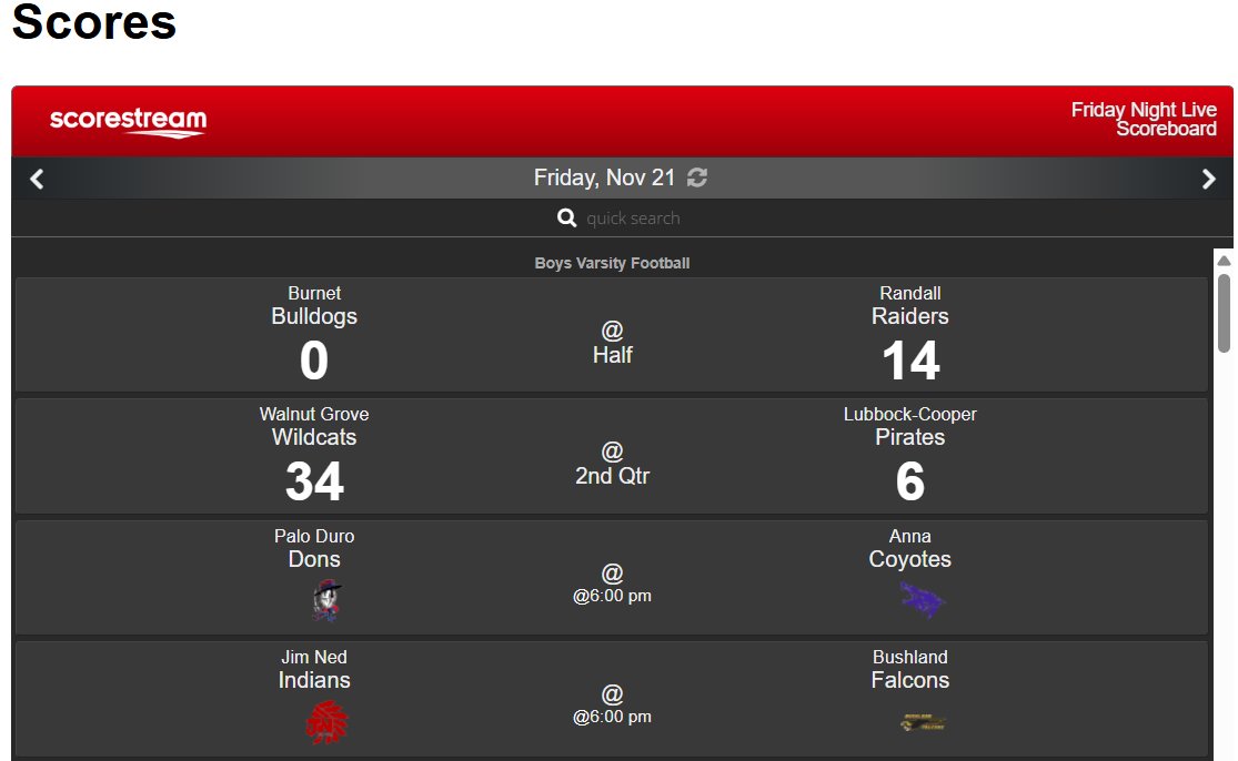 FNLScoreboard's tweet image. Even though we don&apos;t have a Scoreboard Show tonight, you can still get all the scores from @scorestream at tpsnsports.com/scores/