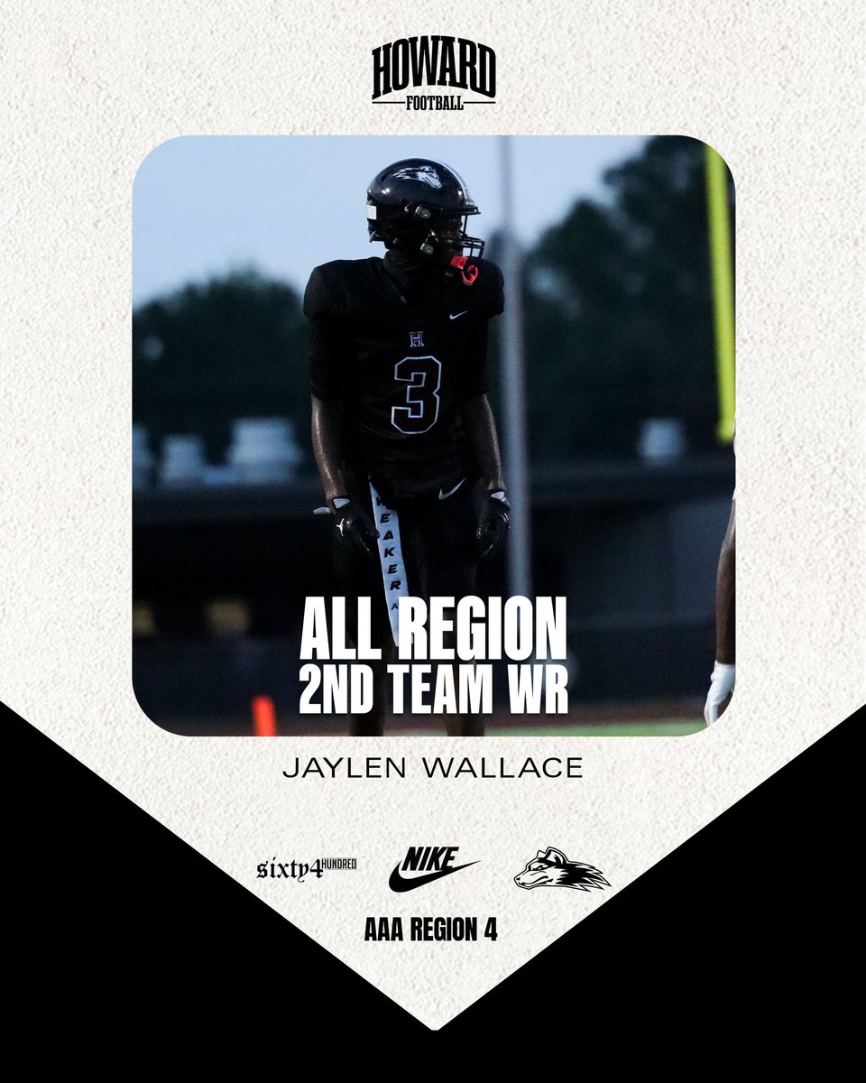 AAA Region 4
2nd Team All Region 
WR - <a href="/Wallace1Jaylen/">Jaylen Wallace</a> 

📍6400 | 𝘼𝙡𝙡 𝘿𝙞𝙨𝙘𝙞𝙥𝙡𝙞𝙣𝙚 •𝘼𝙩𝙩𝙞𝙩𝙪𝙙𝙚 •𝙀𝙛𝙛𝙤𝙧𝙩  #AllDAE