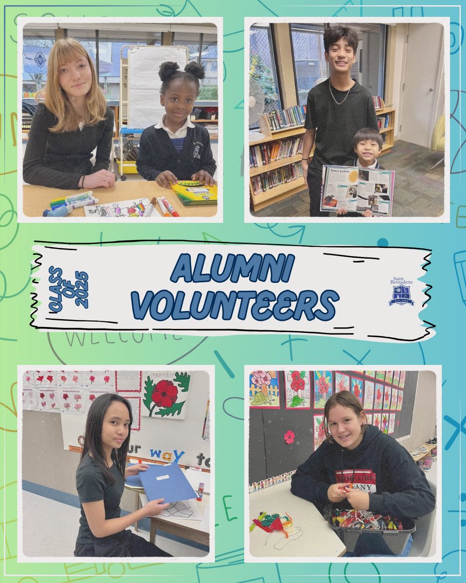 stbeeconnects's tweet photo. We love it when former students come back to volunteer - we are always so happy to see you! Thank you so much for your help 😊 #studentvolunteer #alumnivolunteer #formerstudent #stbeestudents https://t.co/PiYMOmVXuM