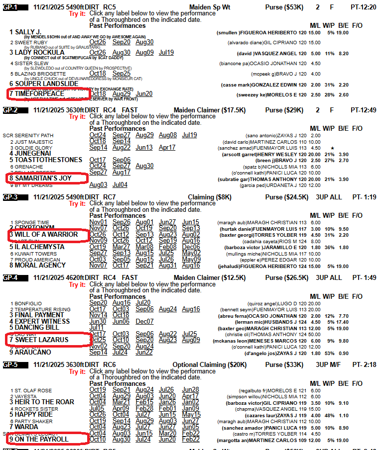 21 Nov 2025, Friday
tbrsimulator.com
#HorseRacing

The Longshot Hunter!

I got the Consolation PK3's. I should start taking risks!

GP R5 PK5      7/8/3/7/9      $99,227.35