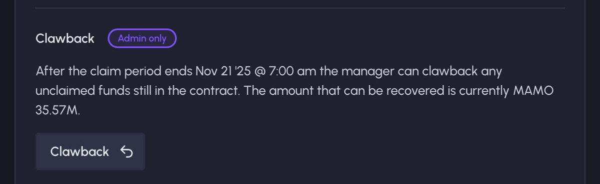 gmamo everyone, 3.557% of the total MAMO supply was effectively removed from circulation after the expiration of the airdrop. Happy 6 month birthday <a href="/mamo/">Mamo</a>!