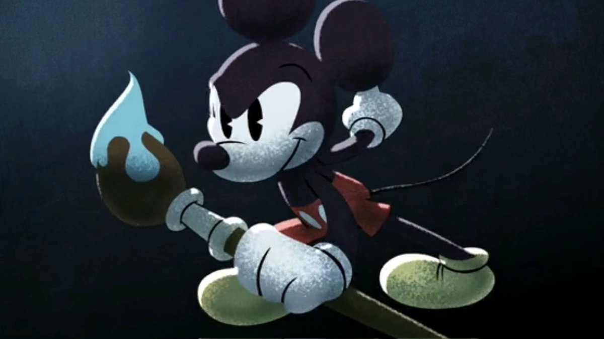 DynamoSuperX's tweet image. reminder, disney rejected a pitch for an animated film adaptation of epic mickey.

they&apos;ll do live action remakes before they do anything cool with their own damn mascot.